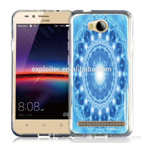 Ultra thin soft epoxy resin mobile phone cover for huawei y3ii 3g cover